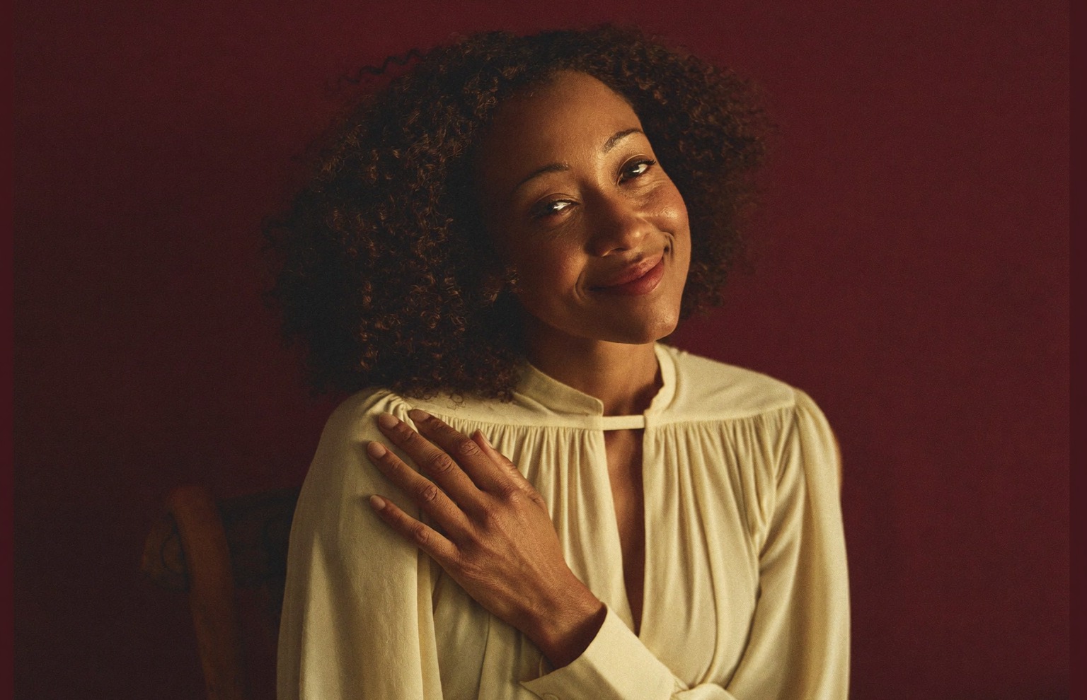 A representative portrait, warm natural light