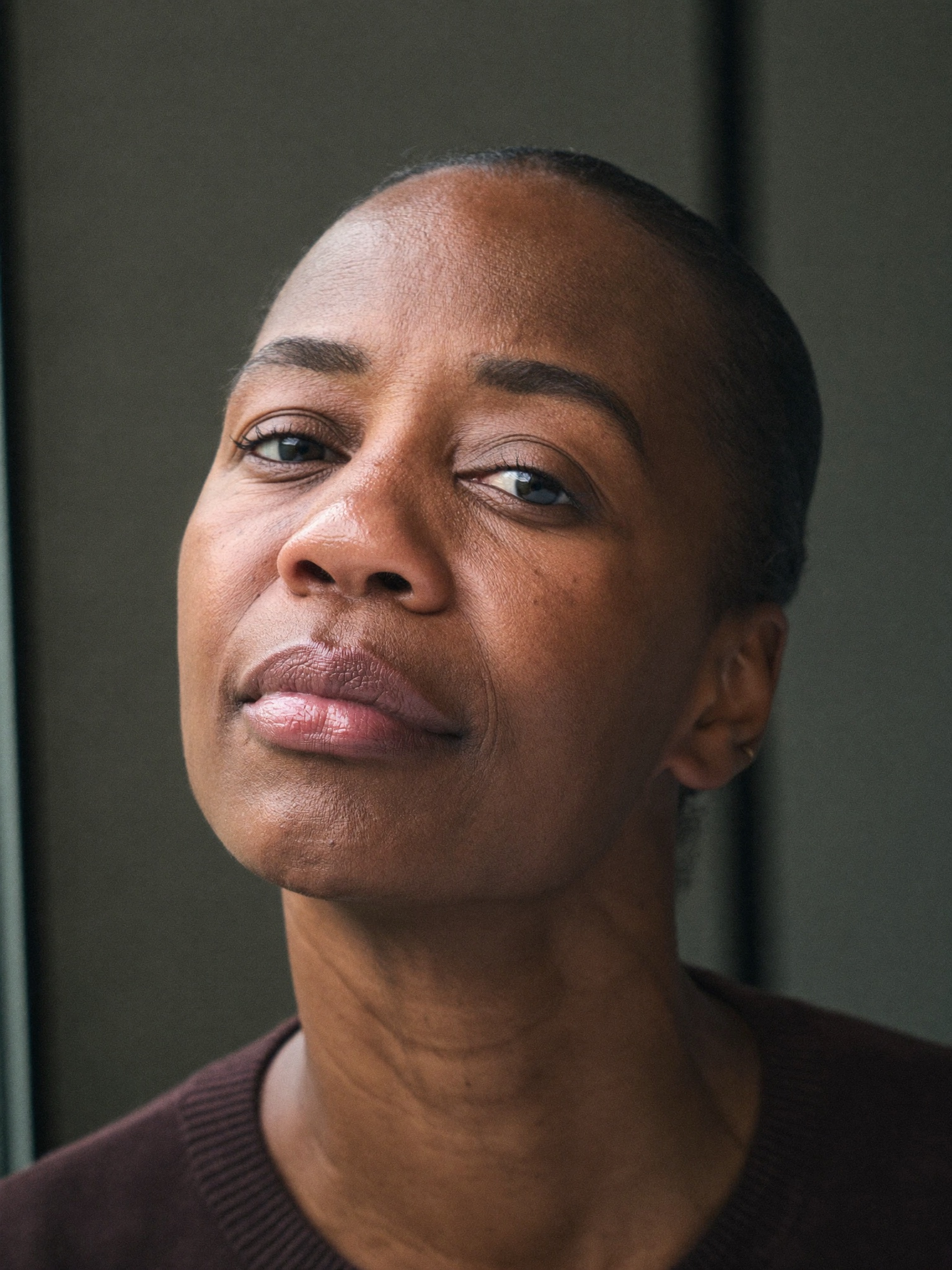 A confident, quietly self-assured woman some time after her decision